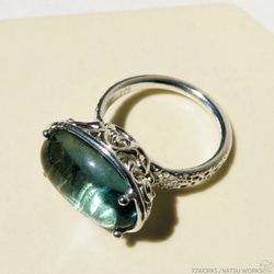 フローライト リング / Green Fluorite Ring 6枚目の画像