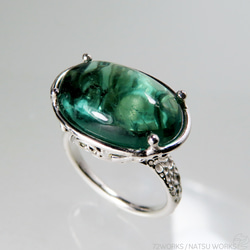 フローライト リング / Green Fluorite Ring 2枚目の画像