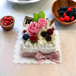 お花のショートケーキ~sweets collection~【プリザーブドフラワー