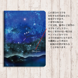 【蒼乃星花ペテルギウス】両面印刷（Apple Pencil収納ポケット付き）手帳型iPadケース（カメラ穴有） 3枚目の画像