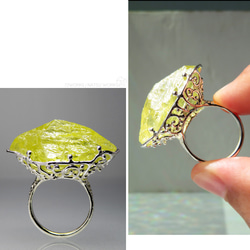 レモンクォーツ リング / Lemon Quartz Ring 4枚目の画像