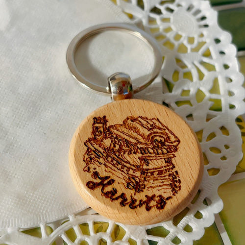 お名前 キーホルダー キーリング クラス 名入れ ギフト ラッピング