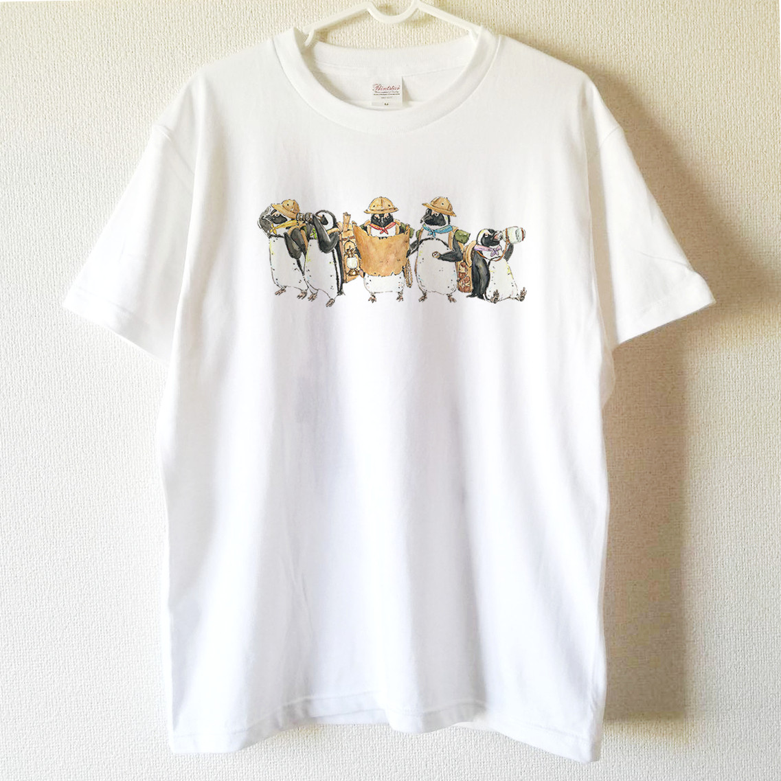 【送料無料】ケープペンギンの探検隊Tシャツ～子供から大人まで