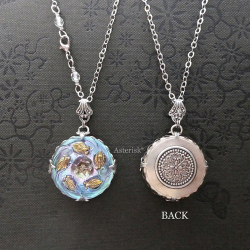 希少◆チェコ　ウランガラスヴィンテージネックレス◆Bijoux.M.G◆ワセリン 希少◇チェコ ウランガラスヴィンテージネックレス◇Bijoux.M.G