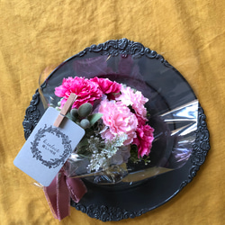 カーネーションと紫陽花の花束 ブーケ 11枚目の画像