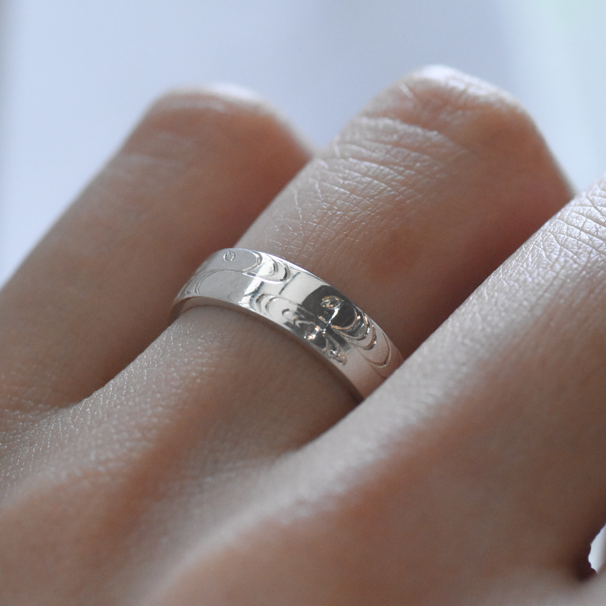 「彼岸桜」silver ring  /  sv925