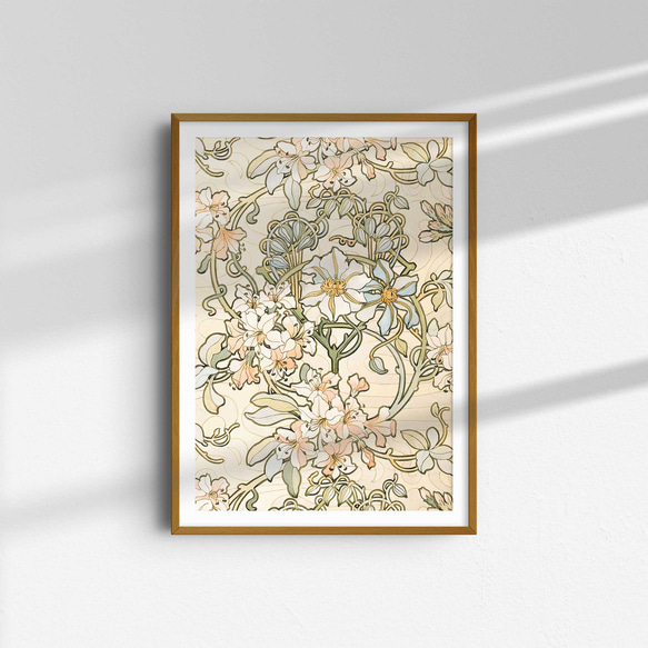 アルフォンス・ミュシャ Alphonse Mucha Clematis クレマチス アール・ヌーヴォー 3枚目の画像