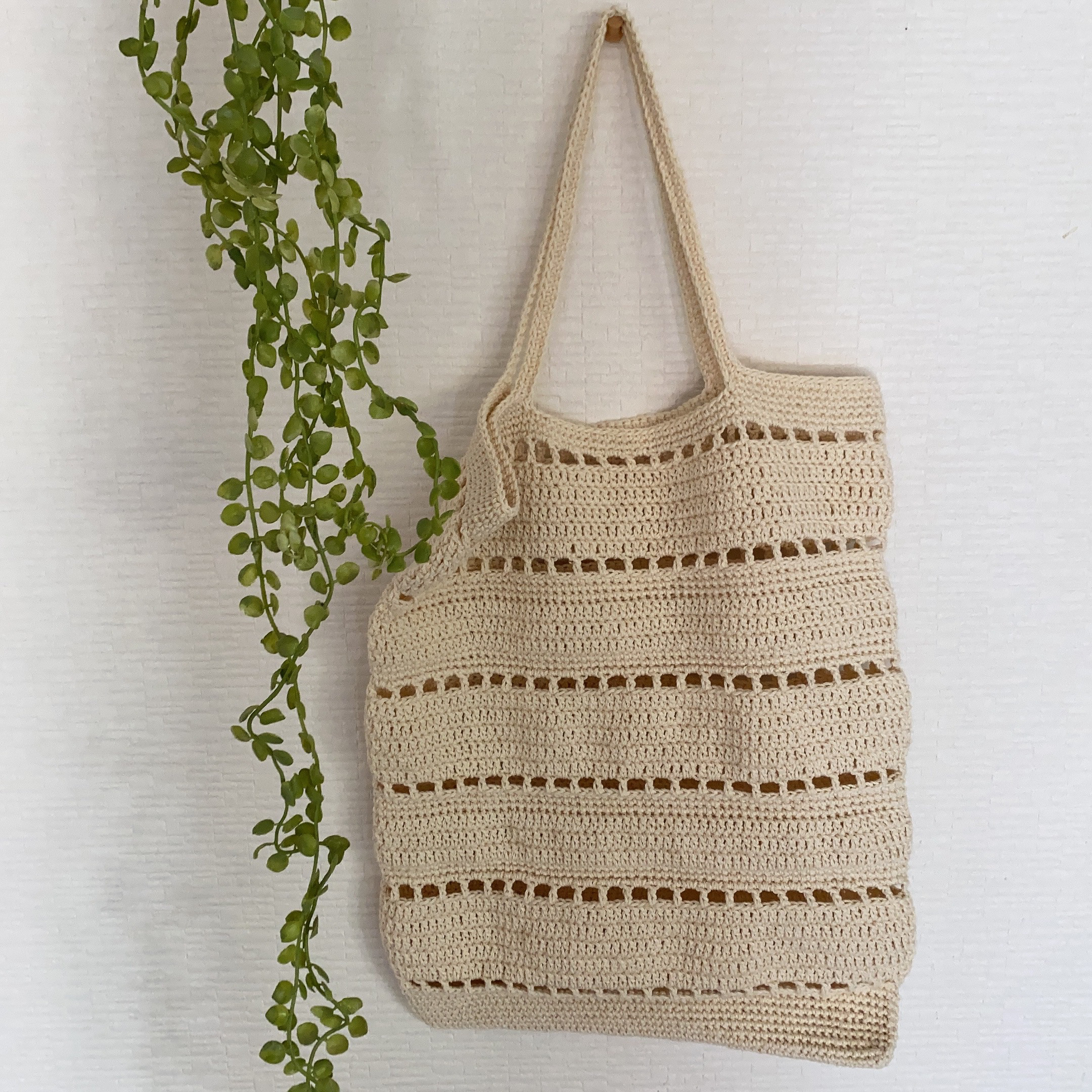 ハンドメイド　トート ハンドメイドバッグ トートバッグ ニットバッグ 夏バッグ トート