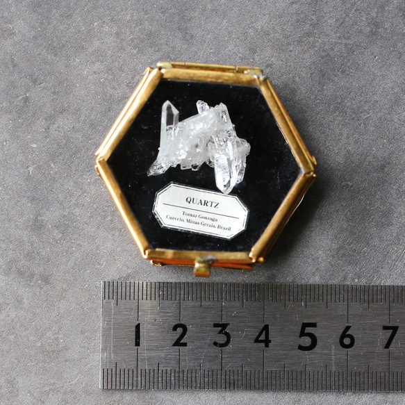 トマスゴンサガ産 ミニチュアクォーツクラスター 鉱物標本 水晶 天然石 12枚目の画像