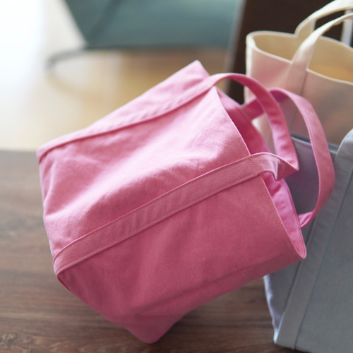 ♡洗えるバッグ！くたっと帆布トート♡たっぷりマチ トートバッグ