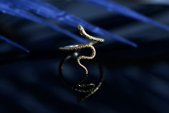 【Sterling Silver925】Mystical Snake Ring 6枚目の画像