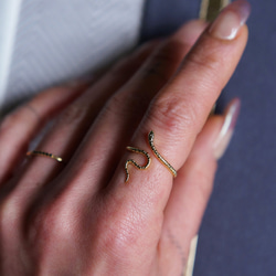 【Sterling Silver925】Mystical Snake Ring 10枚目の画像