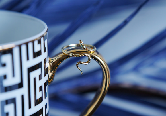 【Sterling Silver925】Mystical Snake Ring 8枚目の画像