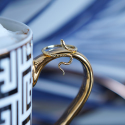 【Sterling Silver925】Mystical Snake Ring 1枚目の画像