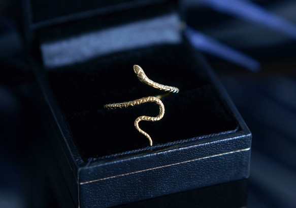 【Sterling Silver925】Mystical Snake Ring 5枚目の画像