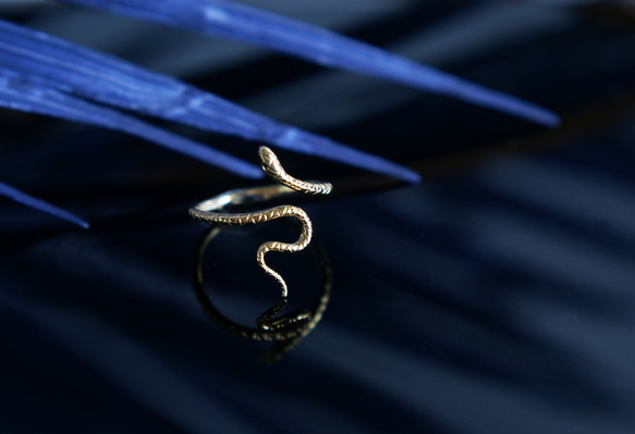 【Sterling Silver925】Mystical Snake Ring 4枚目の画像