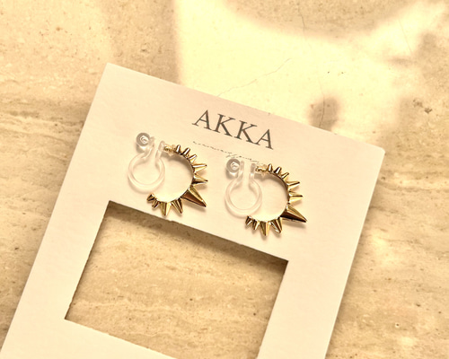 24kgp◇Togetoge needle foop earrings トゲトゲニードルフープ