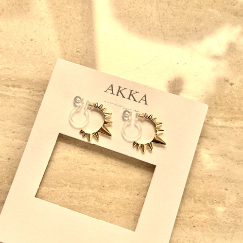 24kgp◇Togetoge needle foop earrings トゲトゲニードルフープ 
