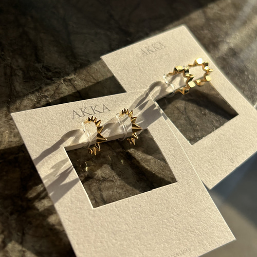 24kgp◇Togetoge needle foop earrings トゲトゲニードルフープ