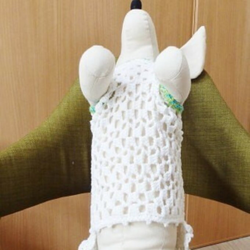 犬服 キャミソール【送料無料】Cotton・ハンドメイド・かぎ編み ペット