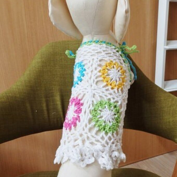 犬服 キャミソール【送料無料】Cotton・ハンドメイド・かぎ編み