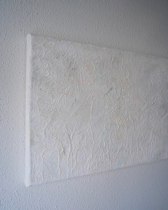 【Sleeping white】白い絵　アート　インテリア　カラフル　絵画　リビング　おしゃれ　玄関　ホテル　オフィス 6枚目の画像