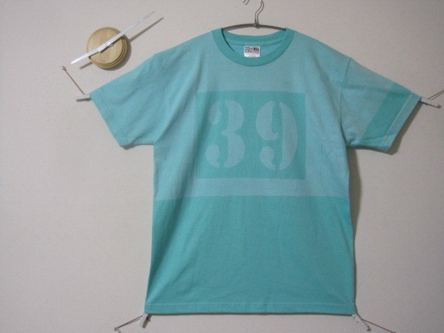 1点　ツートンゼッケン　ＳＰナンバー【39】ミント　雲/ボーダー/南極/カワイイ/波/夏休み/フェミニン/北極/ギフト