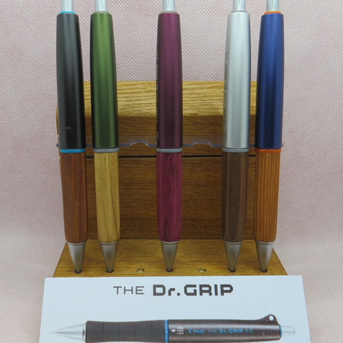 ザ ドクターグリップ えんぴつ(六角)WOODグリップ (5種) ペン・筆記