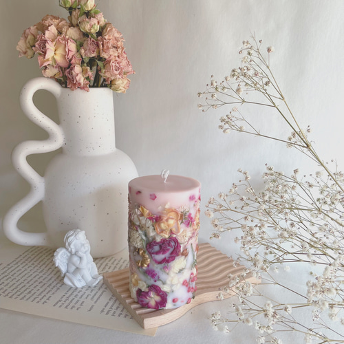 【完売】ボタニカルキャンドル ソイキャンドル バラ 完売】ボタニカルキャンドル ソイキャンドル バラ