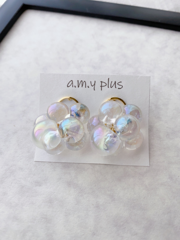 シャボン玉ピアス ピアス（その他） a.m.yplus 通販 15862930