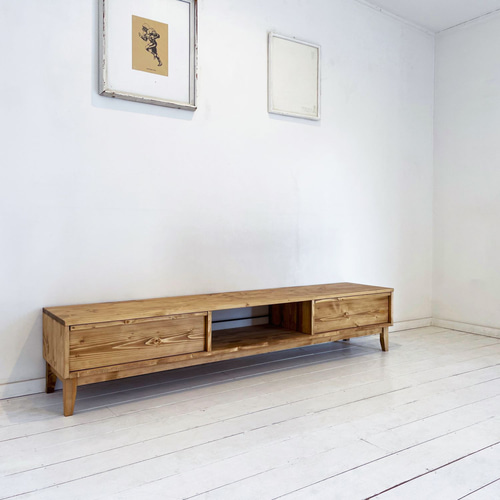 送料無料] 無垢 テレビボード テレビ台 ローボード w180 [受注製作] C