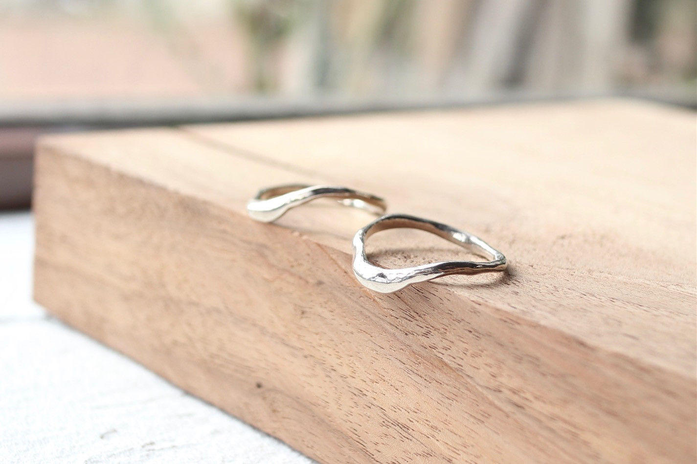 Puddle地金リングSV(受注生産)