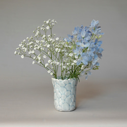 水滴花瓶淺藍色 第1張的照片