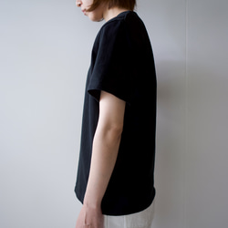 pablo cotton/center back tshirt / black/size1・2・3 11枚目の画像