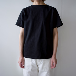 pablo cotton/center back tshirt / black/size1・2・3 8枚目の画像