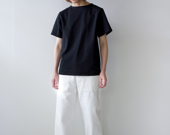 pablo cotton/center back tshirt / black/size1・2・3 9枚目の画像