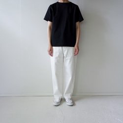 pablo cotton/center back tshirt / black/size1・2・3 12枚目の画像