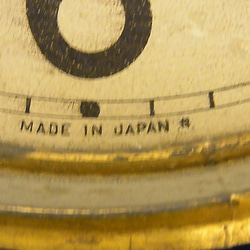 mo-4　210mmパイの戦前の柱時計の文字盤です。 4枚目の画像