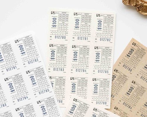 コラージュ素材 チケット素材 30枚 monthly ticket [AU602] その他雑貨