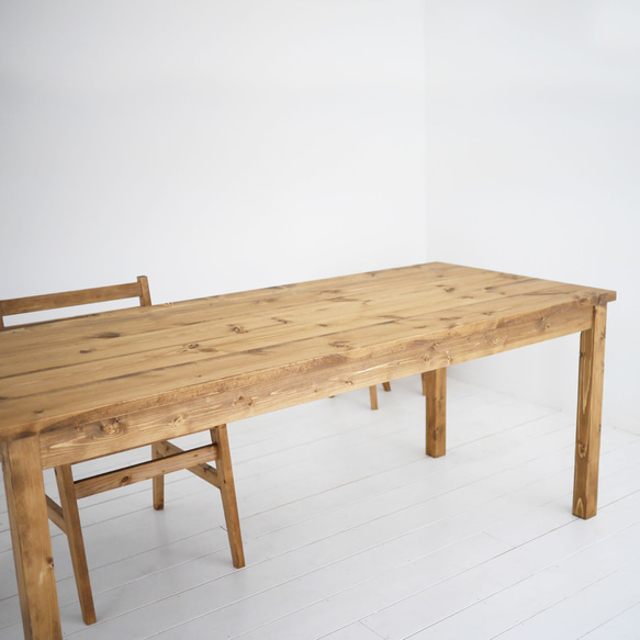 [送料無料] 無垢 ダイニングテーブル 食卓 シンプル 単品 w180 [受注製作] T-03 4枚目の画像