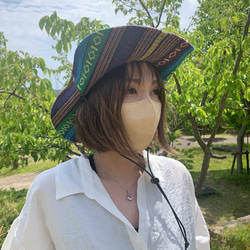 サファリハット（アーミーグリーン チノクロス） 7枚目の画像