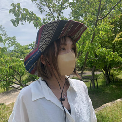 サファリハット（ビスケット チノクロス）アウトドア向け 7枚目の画像