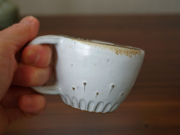 夢見るカップ＆ソーサー/コーヒーカップ・雲の小皿 5枚目の画像