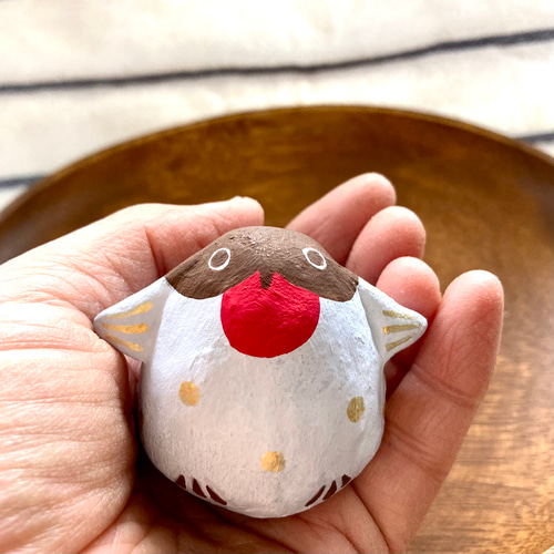 鷽(うそ)鳥で厄をリセット☆可愛い鷽鳥ちゃんA その他置物 シッポ堂