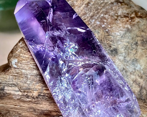 希少˚✧₊⁎ レインボー ゲレロアメジスト 原石 ラフストーン 天然石