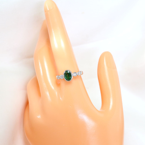 Pt900 ツァボライトリング 0.89ct 指輪・リング Atelier Ozaki 通販 