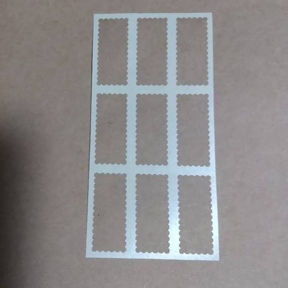 長方形スカラップ クラフト・上質ホワイトセット 4枚目の画像