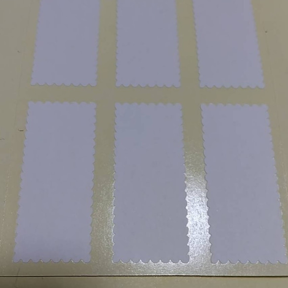 長方形スカラップ クラフト・上質ホワイトセット 10枚目の画像