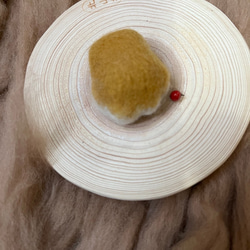 柴犬の肉球フェルトチャーム キーリング 5枚目の画像