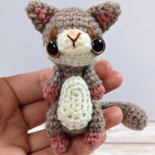 ☆SALE☆】手乗りサイズの小さなおサルさん♪ショウガラゴ